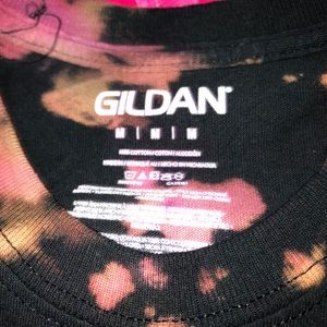 reverse tie dye t shirt